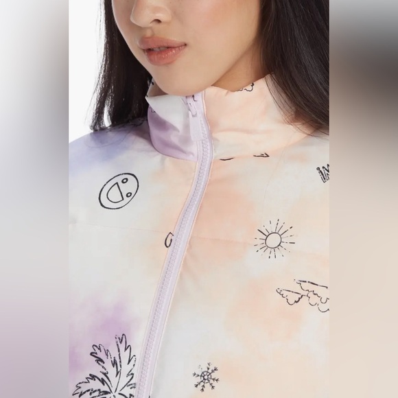 Roxy x Chloe Kim Reversible Puffer Bomber Jacket size S - Picture 4 of 9